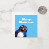 Pinguïn Notitiekaartje (Voorkant / Achterkant in situ)