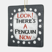 Pinguïn Nu Ornament (Links)
