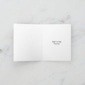 Pinguïn ontwerp dank u kaart (Binnen)
