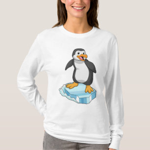Pinguïn op ijskap t-shirt