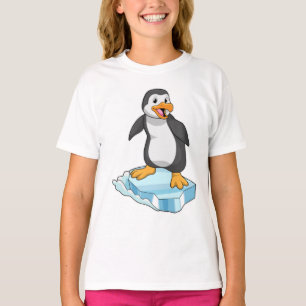 Pinguïn op ijskap t-shirt