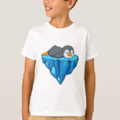 Pinguïn op ijskap t-shirt (Voorkant)