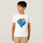 Pinguïn op ijskap t-shirt (Voorkant volledig)