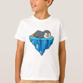 Pinguïn op ijskap t-shirt (Voorkant)