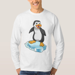 Pinguïn op ijskap t-shirt