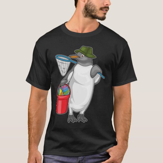 Pinguïn Paasei Gevist T-shirt (Voorkant)