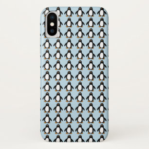 Pinguïn Patroon iPhone X Hoesje