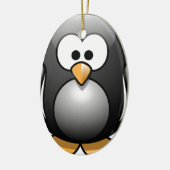 Pinguin/Penguin Keramisch Ornament (Links)
