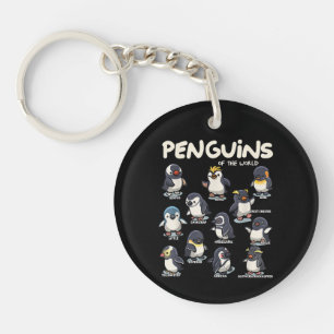 Pinguïn Pinguïns Dieren van de Wereld Pinguïn Lief Sleutelhanger