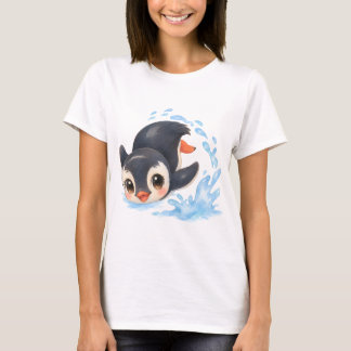 Pinguin Plitsch Platsch T-shirt