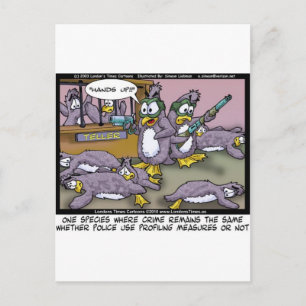 Pinguïn Profielen Grappige Cadeaus T-shirts & Verz Briefkaart