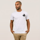 Pinguïn programmeur t-shirt (Voorkant volledig)
