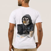Pinguïn programmeur t-shirt (Achterkant)