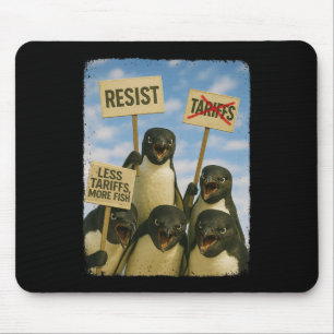 Pinguïn Protest Tegen Tarrifs March Activism Fun Muismat