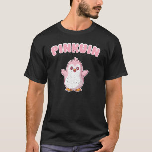 Pinguïn Roze Pinguïn Grappig Schattig Woordspeling T-shirt