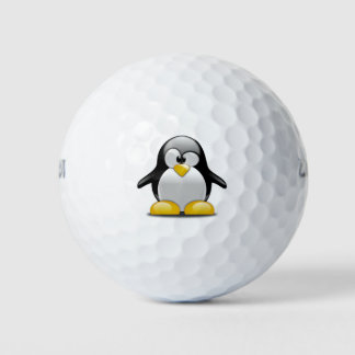Pinguïn, schattig golfballen