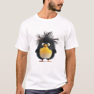 Pinguïn Schattigee Schattige Humoristische Illustr T-shirt
