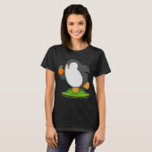 Pinguïn Sinaasappel Fruit T-shirt (Voorkant volledig)