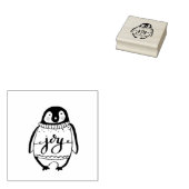 Pinguïn Stamp Rubberstempel (Gestempeld)
