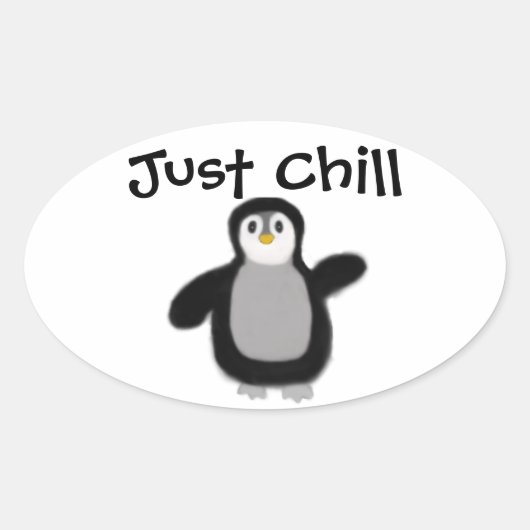 Pinguïn Sticker Decal (Voorkant)