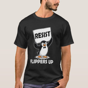 Pinguïn Tarief Flippers Omhoog Ik Sta Met De Pingu T-shirt