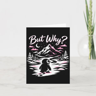 Pinguïn tee meme bergen wandelen zeggen citaat maa kaart