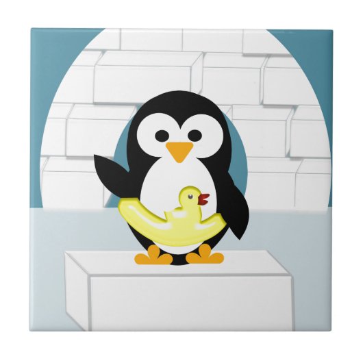 Pinguin Tegeltje (Voorkant)