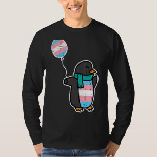 Pinguïn Transgender Trans Pride Stuff Flag Transse T-shirt