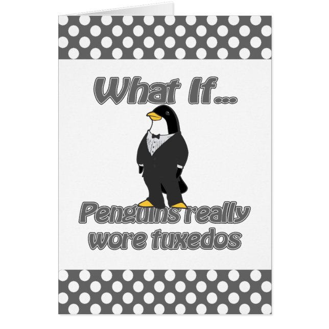 pinguïn tuxedos (Voorkant)