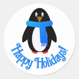 Pinguïn vakantie sticker