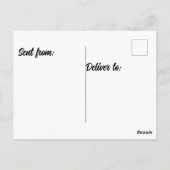 Pinguïn van Antarctica Briefkaart (Achterkant)