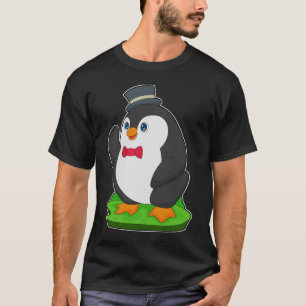 Pinguïn Verzorgde Das Zakelijke Trouw T-shirt