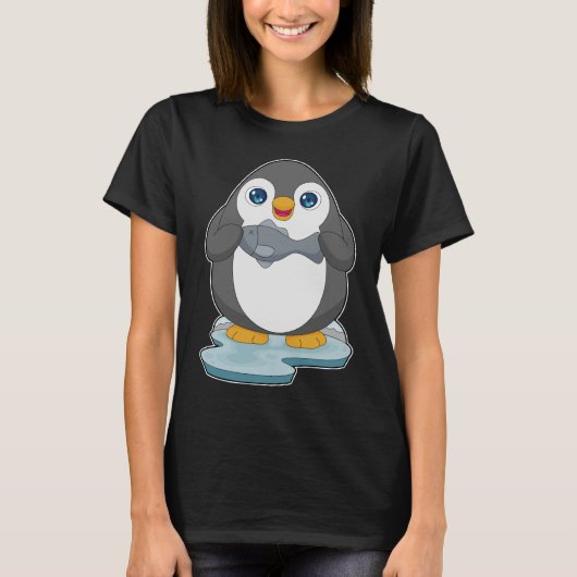 Pinguïn Vis T-shirt (Voorkant)