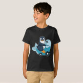 Pinguïn Visscooter T-shirt (Voorkant volledig)