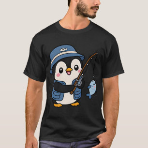 Pinguïn Visser – Schattig Kawaii Vis Dier Ontwer T-shirt