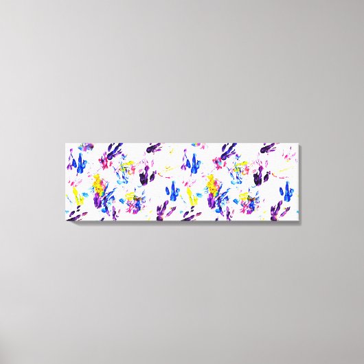 pinguïn voetafdrukken canvas afdruk (Voorkant)