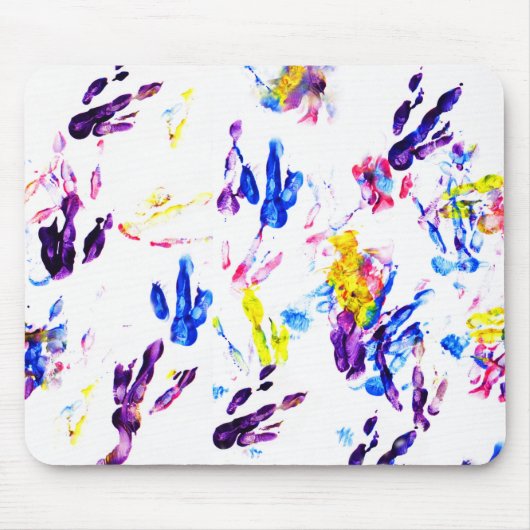 pinguïn voetafdrukken muismat (Voorkant)