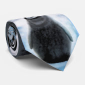 Pinguïn Vogels Wildlife Vogelliefhebber Gift Stropdas (Opgerold)