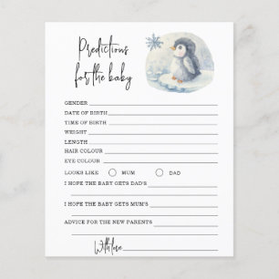 Pinguïn - voorspellingen en advies baby