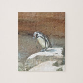 Pinguïn, wilde dieren, wilde vogels, dierentuin, z legpuzzel (Verticaal)
