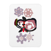 Pinguïn Winter Magneet (Verticaal)