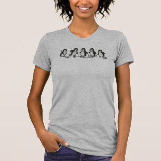 Pinguïn wintersport T-shirt, Pinguïn T-shirt