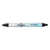 pinguïn zwarte inkt pen (Voorkant)