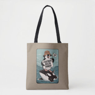 Pinguïnactivisme Weerstaan Vintage Protest Draagtas