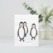 Pinguine Briefkaart (Staand voorkant)