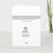 Pinguïnen Feestdagen Kaart (Achterkant)