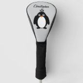 Pinguïnontwerp Golfheadcover (Voorkant)