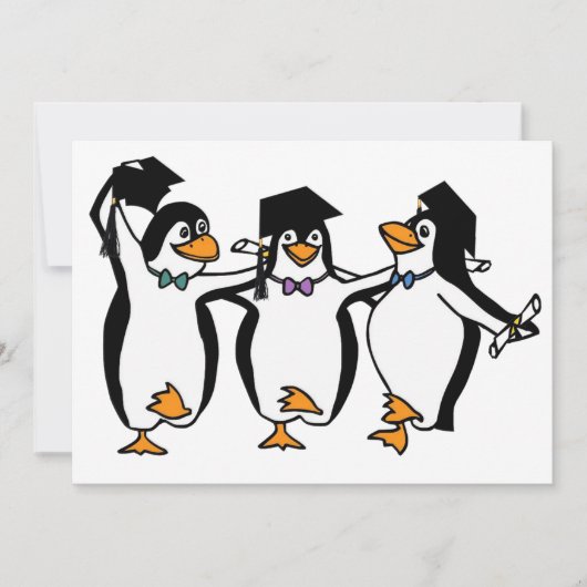 Pinguïns afstuderen kaart (Voorkant)
