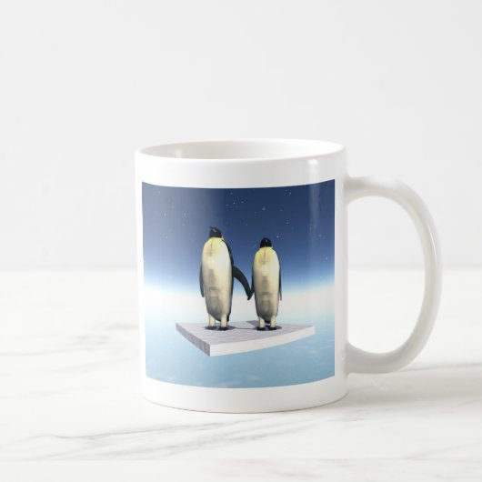 pinguins amoureux koffiemok (Rechts)