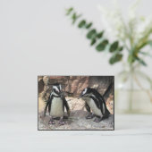 Pinguïns ATC Visitekaartje (Staand voorkant)